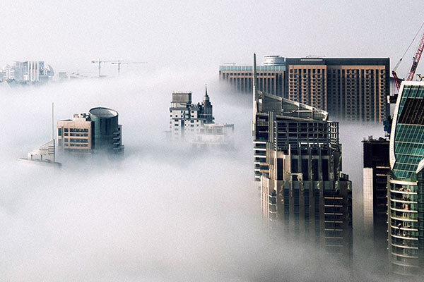 城地覆盖雾